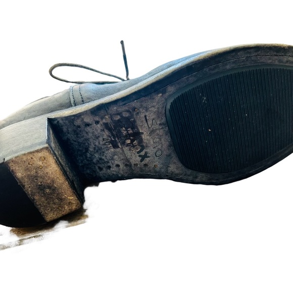 SHOTO ITALY Leather Ankle Boots in Black Size 40.5 - Picture 9 of 11